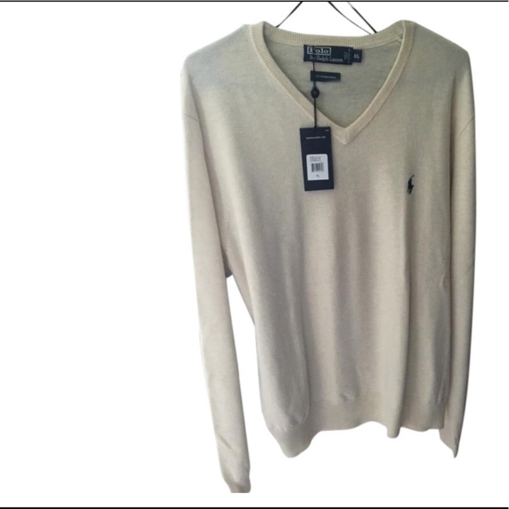 Ralph Lauren gold pull over -Men’s
